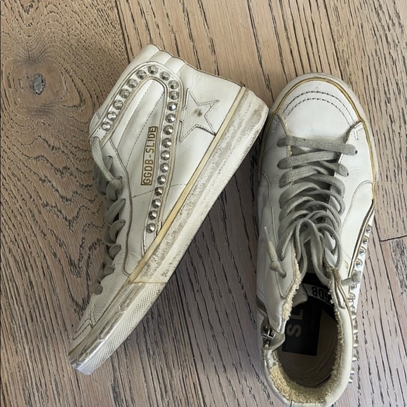 Golden goose slides with studs - Picture 3 of 3